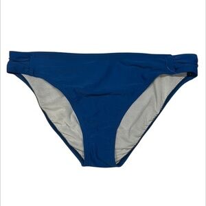 Beach Diva blue bikini swim bottoms size 16